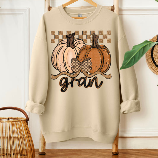 6366 - Gran Fall pumpkins * DTF Transfer