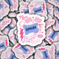 DS 3221 - Howdy Die Cut sticker