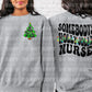 Somebodys holly jolly Nurse Front & Back Set *DREAM TRANSFER* DTF