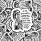 DS 3225 - If My Personalities Die Cut sticker