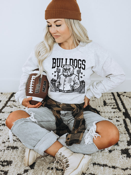 6190 - Bulldog Letterman varsity mascot * DTF Transfer