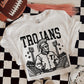 6197 - Trojans Letterman varsity mascot * DTF Transfer
