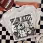 6215 - Yellow Jackets Letterman varsity mascot * DTF Transfer
