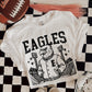6228 - Eagles  Letterman varsity mascot * DTF Transfer