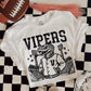 6252 - Vipers Letterman varsity mascot * DTF Transfer