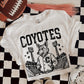 6254 - Coyotes Letterman varsity mascot * DTF Transfer