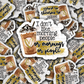 DS - 2522 I don't like morning people or mornings or people Die Cut Sticker