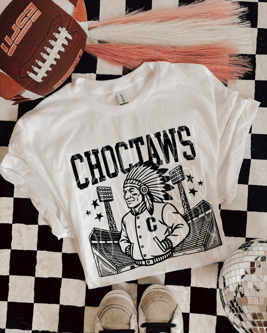 6276 - Choctews Letterman varsity mascot * DTF Transfer