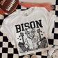 6279 - Bison Letterman varsity mascot * DTF Transfer