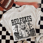 6263 - Red Foxes Letterman varsity mascot * DTF Transfer