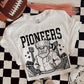 6280 - Pioneers Letterman varsity mascot * DTF Transfer