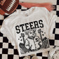 6293 - Steers Letterman varsity mascot * DTF Transfer