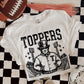 6286  - Toppers Letterman varsity mascot * DTF Transfer