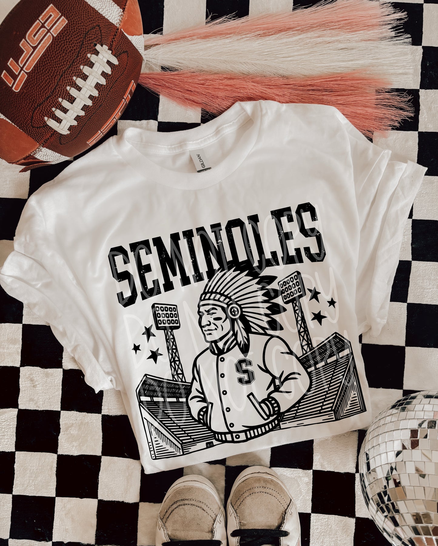 6296 - Seminoles Letterman varsity mascot * DTF Transfer