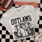 6297 - Outlaws Letterman varsity mascot * DTF Transfer