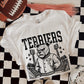 6298 - Terriers Letterman varsity mascot * DTF Transfer