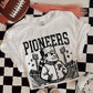 6290 - Pioneers Letterman varsity mascot * DTF Transfer