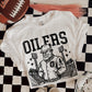 6304 - Oilers Letterman varsity mascot * DTF Transfer