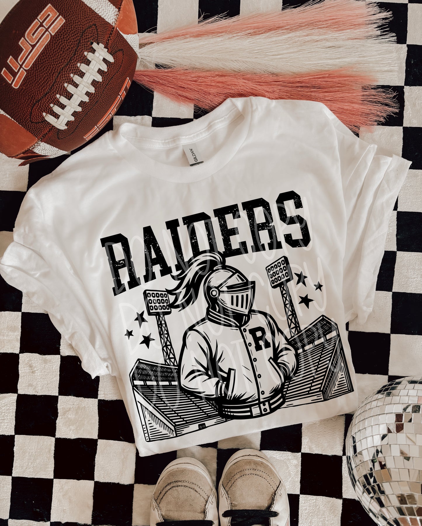6305 - Raiders Letterman varsity mascot * DTF Transfer