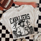 6307 - Cavaliers Letterman varsity mascot * DTF Transfer