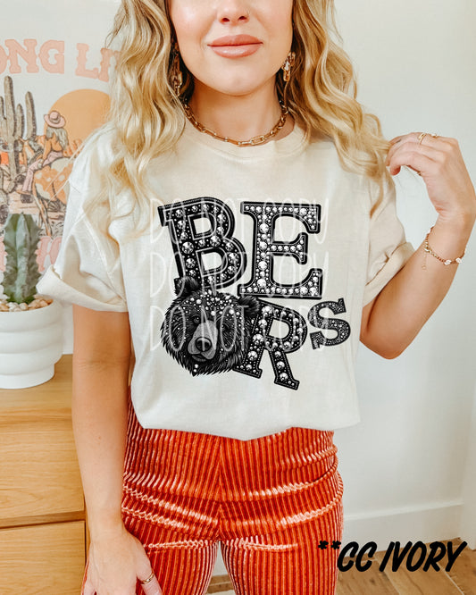 4333 Bears mascot faux rhinestone *DREAM TRANSFER* DTF