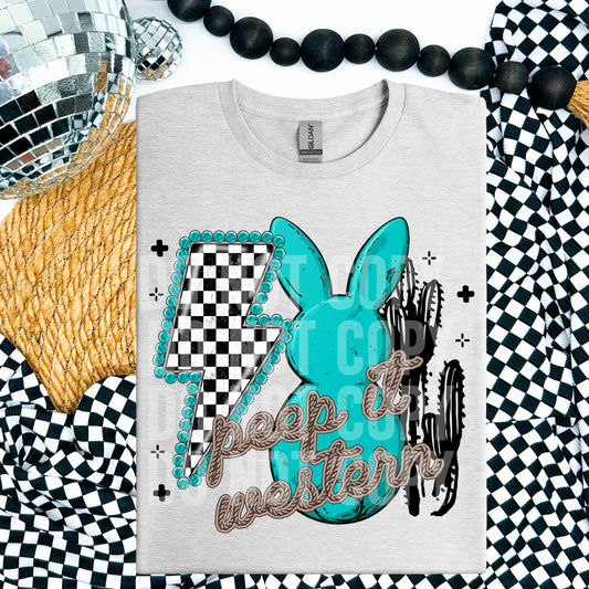 5477 - Western Easter bunny *DTF