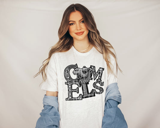 4391 Camels mascot faux rhinestone *DREAM TRANSFER* DTF