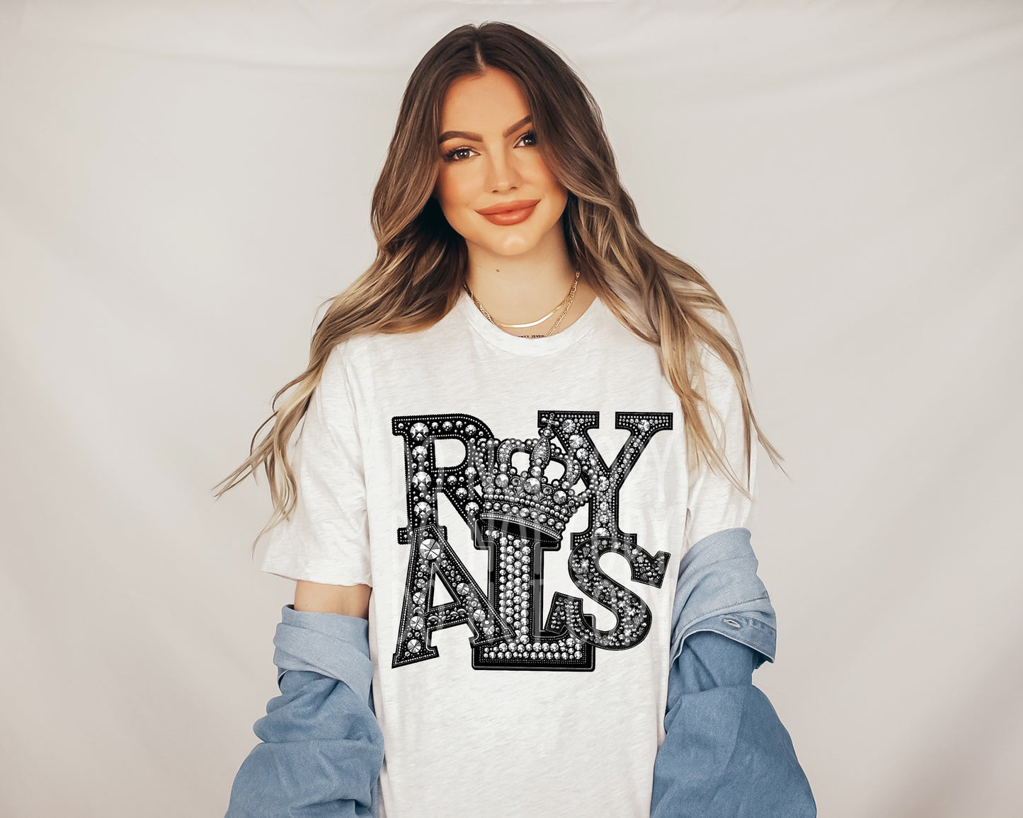 4393 Royals mascot faux rhinestone *DREAM TRANSFER* DTF