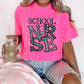4311 School Nurse faux rhinestone *DREAM TRANSFER* DTF