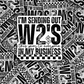 DC 1341 I'm sending out W2s this year to everyone in my business - die cut sticker