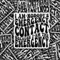 DC 2091 - I am nobody's emergency contact Die Cut Sticker