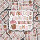 DS - 2556 Maybe iced coffee is addicted to me Die Cut Sticker