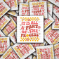 DC 2154 - It is all a part of the process Die Cut Sticker