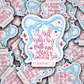 DS - 2582 I will walk by faith even when I cannot see Die Cut Sticker