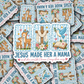 DS 2871 - Jesus made her a mama Die Cut sticker