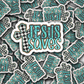 DC 1606 - Jesus saves Die Cut Sticker