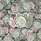 DC 2198 - Joy preppy bow Die Cut Sticker