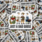 DS 3030 - Just A Dad Goose Die Cut sticker