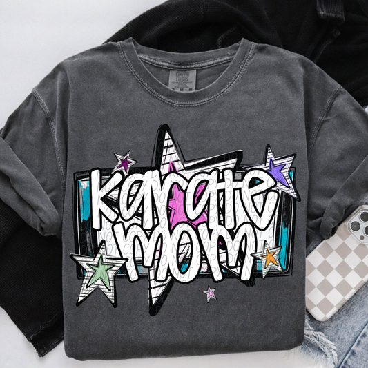 5136 - Karate Mom with star *DTF