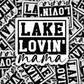 DS 2973 - Lake lovin mama Die Cut sticker