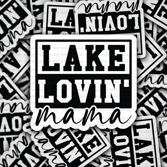 DS 2973 - Lake lovin mama Die Cut sticker