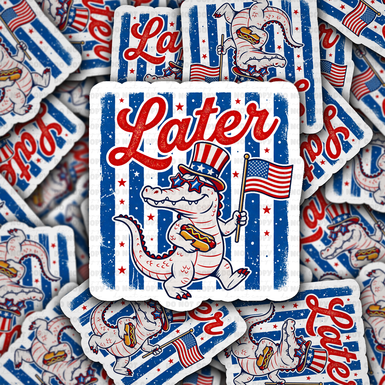 DS 3097 - Later Gator Die Cut sticker – It's Transfer Time