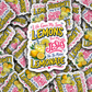 DS 3061 - Life Gave Me Some Lemons Die Cut sticker