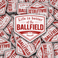 DS 2809 - Life is better at the ballfield Die Cut sticker