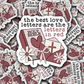 DS - 2489 The best love letters are the letters in red Die Cut Sticker