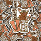 DS 2328 - Love highland cow Die Cut Sticker