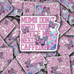 DC 2095 - Moms don't need your advice we need caffiene Die Cut Sticker