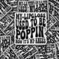 DC 2059 - My lipgloss used to be poppin now it's my knees Die Cut Sticker