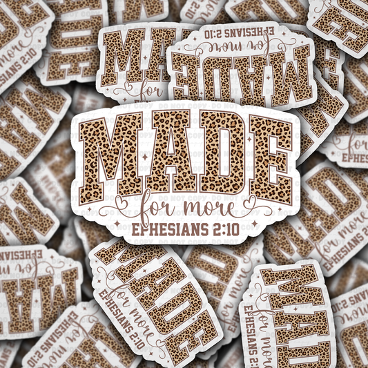 DC 2238 - Made for more Die Cut Sticker