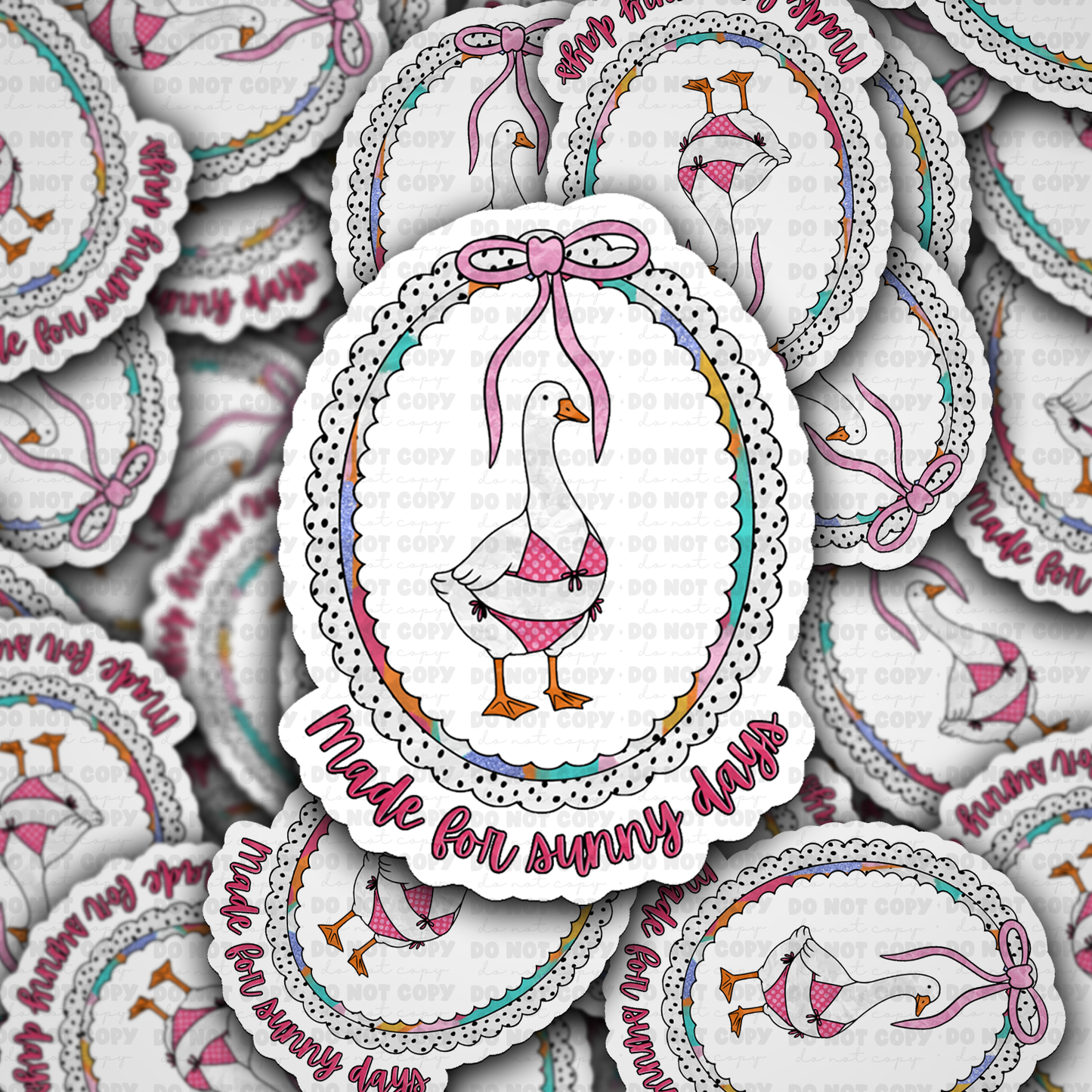 DS 2876 - Made for sunny days Die Cut sticker